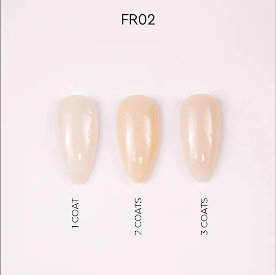 My French Nails FR02 – roza-ivory nijansa 11ml - picture 2