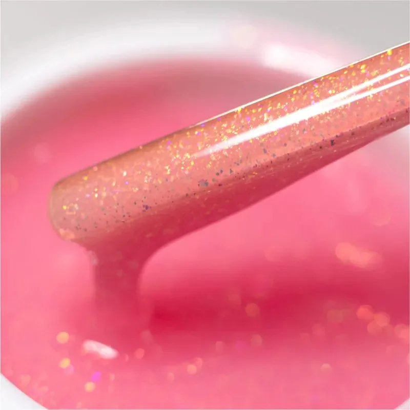 Glam Builder Gel 20 - Pink Flakes 30gr - picture 2