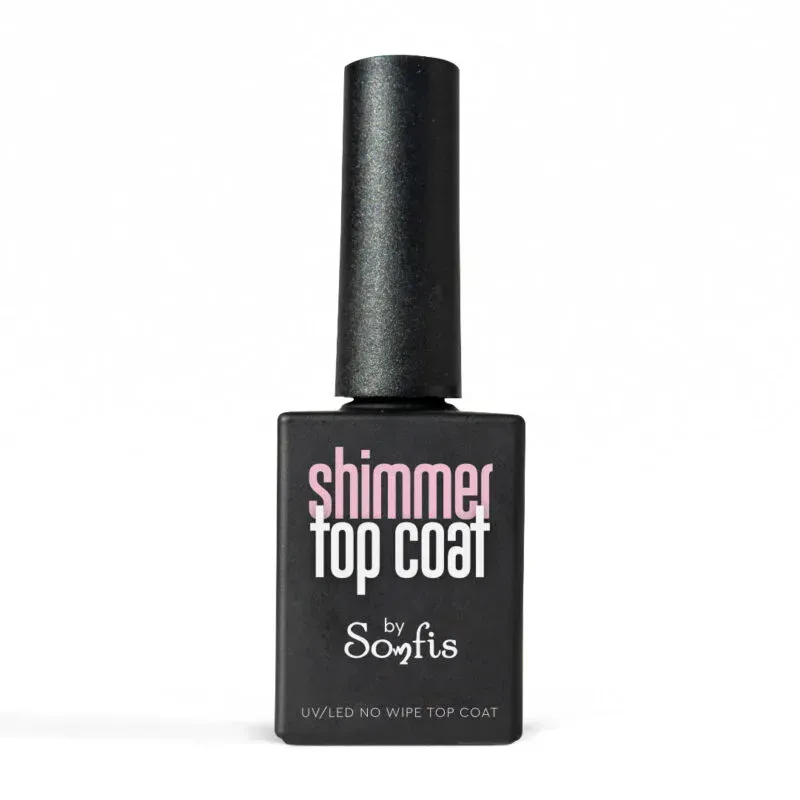 Shimmer No Wipe Top Coat Somfis 15ml
