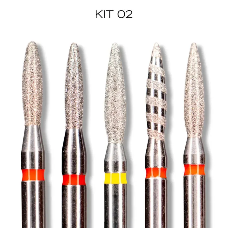 Set dijamantnih brusilica plamen Somfis FR-5018 (5 kom)