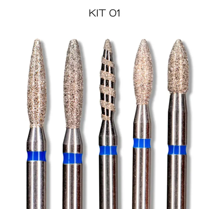 Set dijamantnih brusilica plamen Somfis FR-5017 (5 kom)