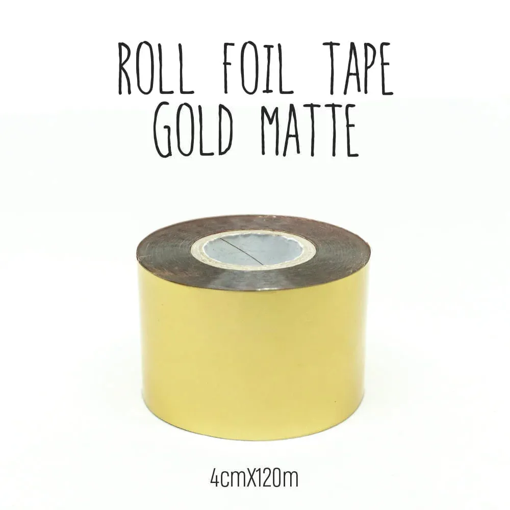 Foil traka za izradu Nail Art-a u mat zlatnoj boji