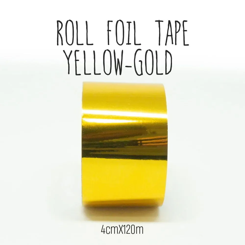 Foil traka za izradu Nail Art-a u žuto-zlatnoj boji - picture 2