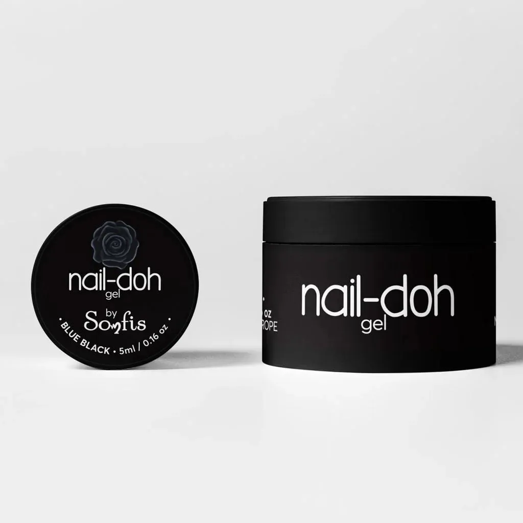 Nail Doh Gel Blue Black 5ml by Somfis - picture 3