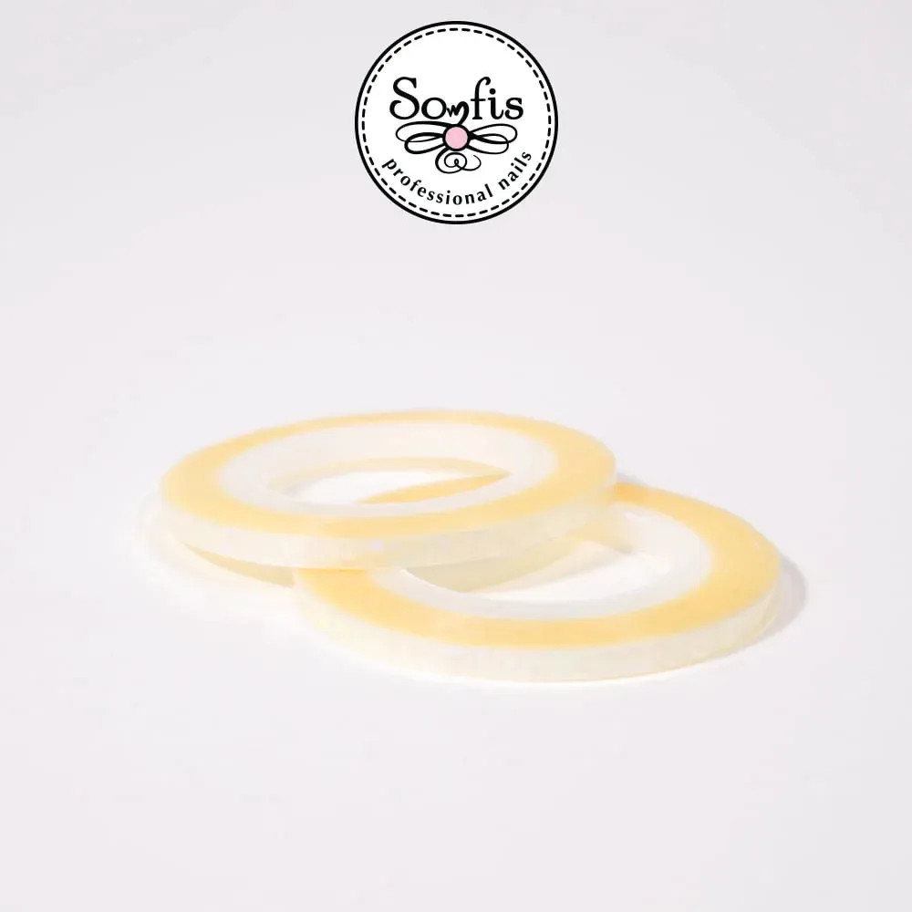 Nail Tape Bijelo Zlatna Somfis 3mm