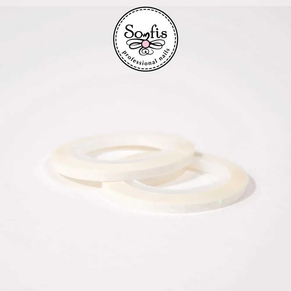 Nail Tape Bijela Iridiscentna Somfis 3mm