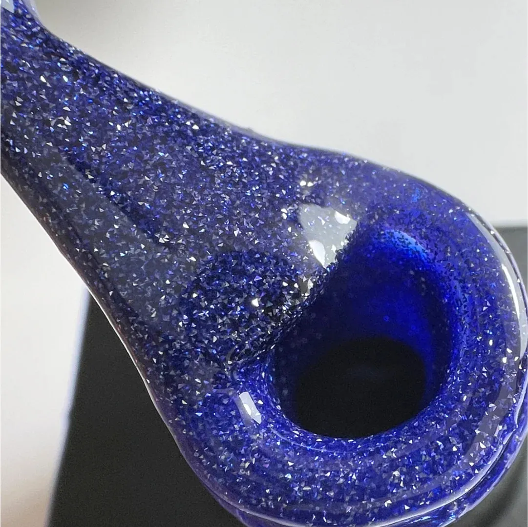 Trajni lak Somfis Disco Queen DQ5 varnish in blue glitter 9ml - picture 2