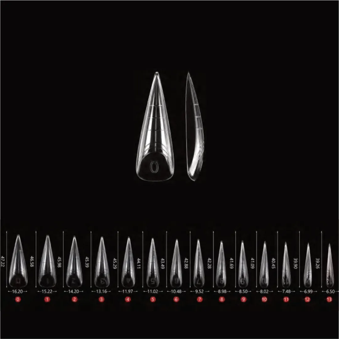 Somfis Medium Stiletto Shape Form | No.06 – 140 kom - picture 3