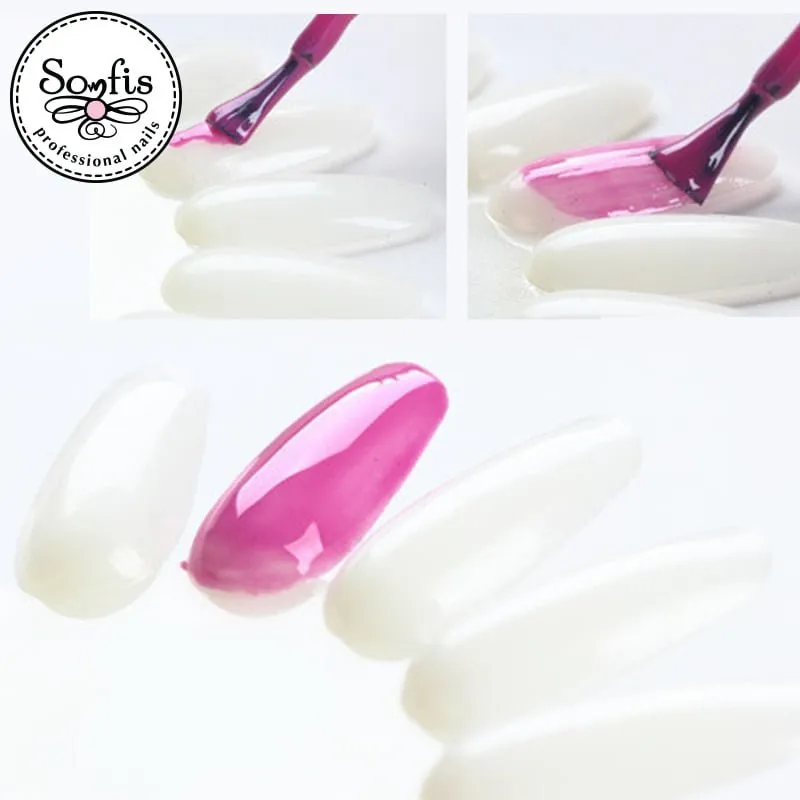 Ovalna paleta za nokte (Milky 20 kom) - picture 2