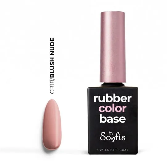 Rubber Color Base 18 Blush Nude by Somfis 15ml (CB18)