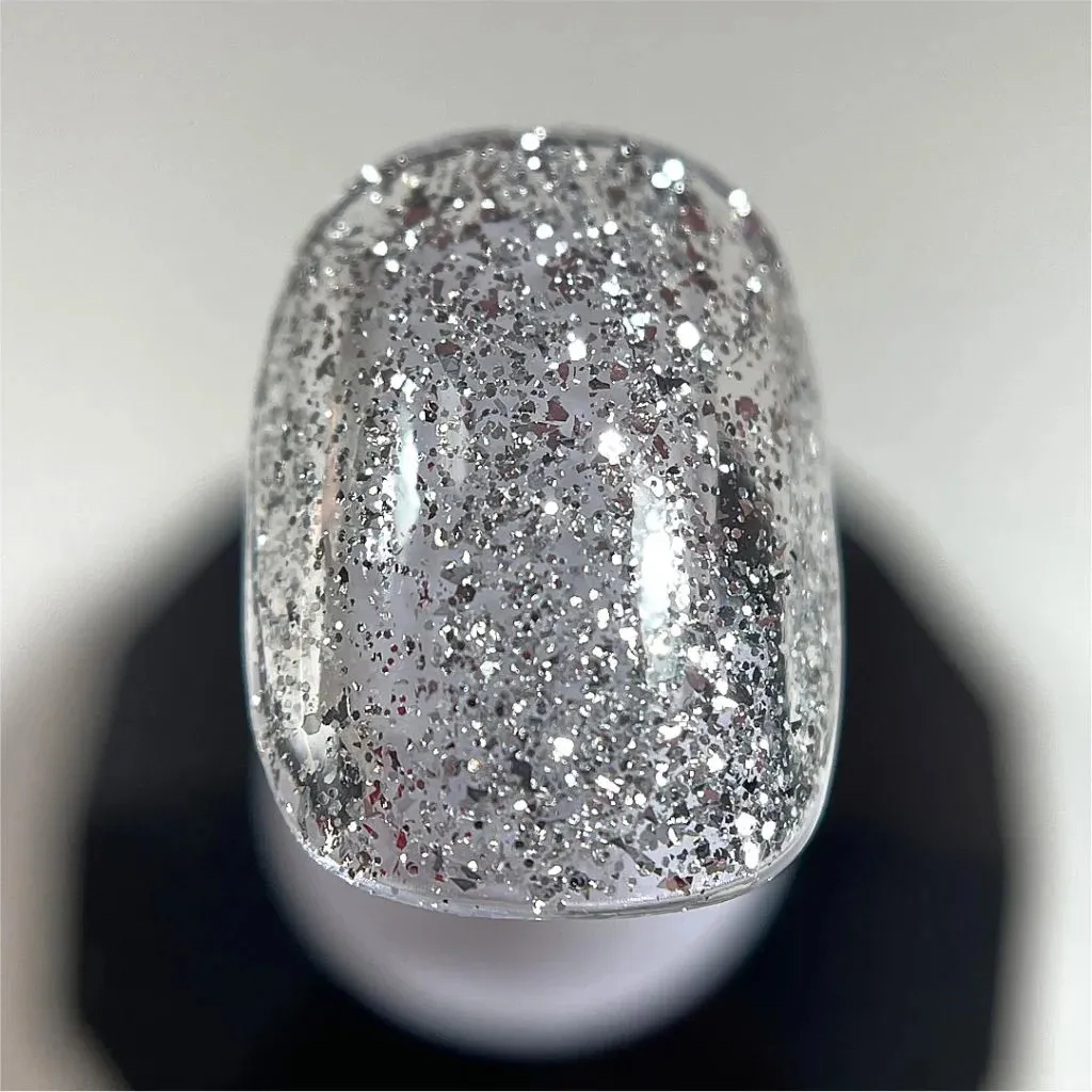 Trajni lak Somfis Glam ON GL10 srebrni glitter 5ml u teglici