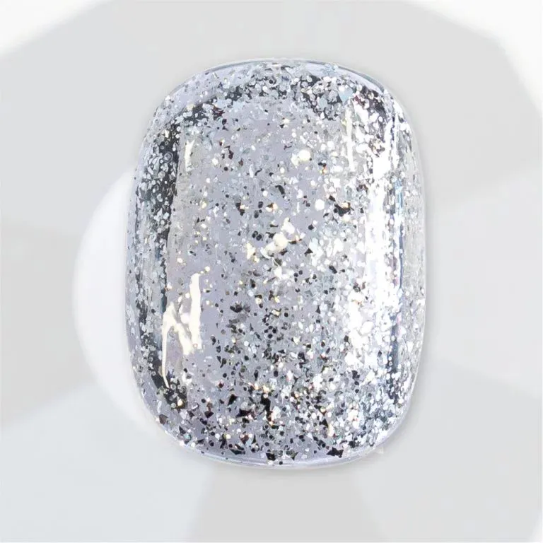 Trajni lak Somfis Glam ON GL10 srebrni glitter 5ml u teglici - picture 5